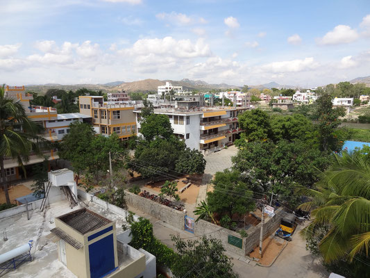 Areal view of main School